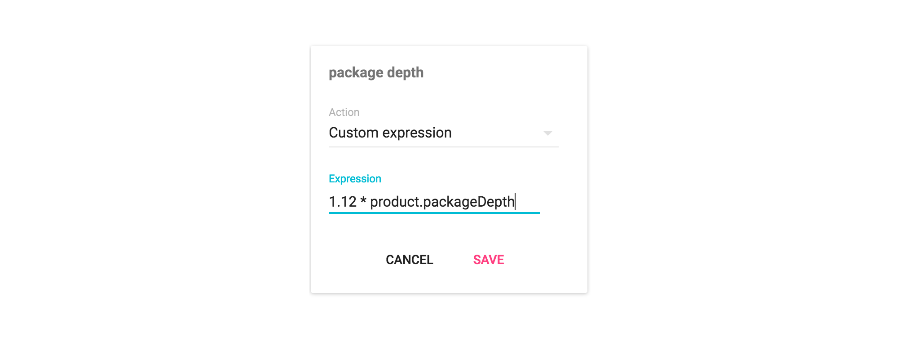 Mass Updates Custom Expression